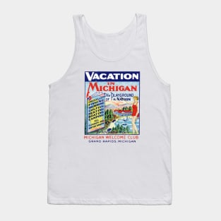 1920s Vacation in Michigan Tank Top
